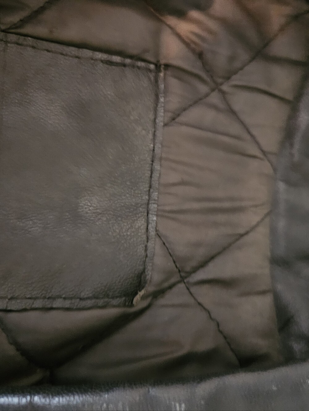 Vintage Screaming Eagle Leather Bomber Jacket - Picture 6 of 16
